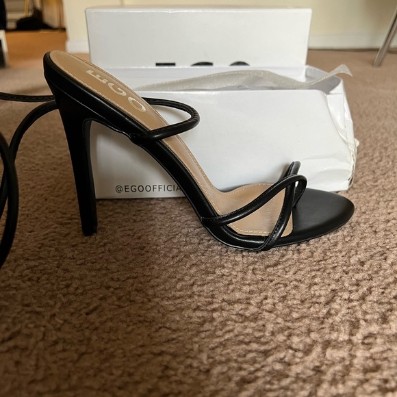 Lace Up Strap Heels - Picture 2 of 4